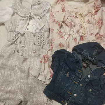 리즈리사 묶음 판매 초레어 레어 택 포함 새상품 꽃무늬 레이스