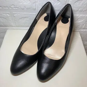 [미사용품급] RANDA 23cm 힐 펌프스 블랙 라운드토