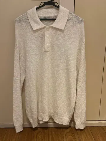 ZARA 긴팔 피케 셔츠 스웨터