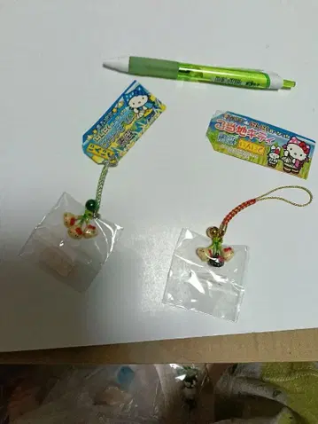 헬로키티 스트랩 고토치 아오모리 마늘 키티