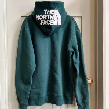 THE NORTH FACE 다크 그린 집업 후드티 M