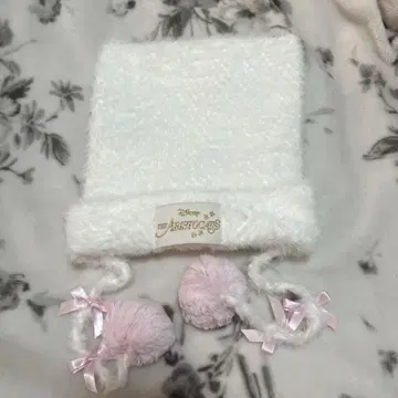 디즈니 마리 니트 모자 니트 캡 팬 캡