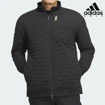 [ S ] 가을/겨울 아디다스 골프 코드카오스 충전솜 퀼트 자켓 블랙
