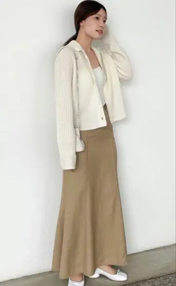 Plage 숄카라 숏 가디건