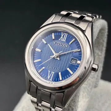 시티즌 엑시드 J710-T025510 솔라 블루 다이얼