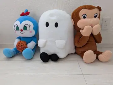 봉제 인형 세트 (파랑 화이트 브라운)