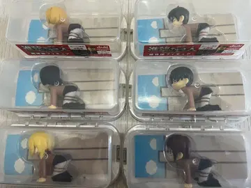 진격의 거인 조립 체조 피규어 6체 세트