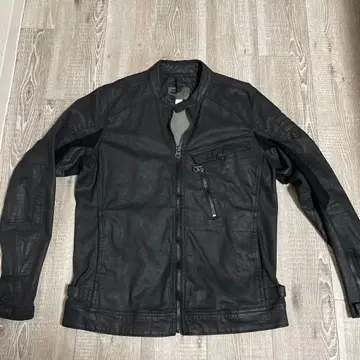 [ G-STAR RAW ] 지스타로우 블랙 싱글 라이더 자켓