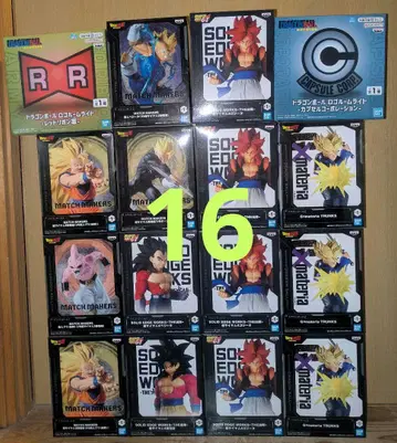 드래곤볼 피규어 묶음 판매 트렁크 룸 라이트 등 16점