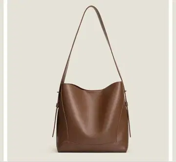 경량 숄더백 브라운