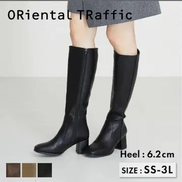 ORiental Traffic 롱 부츠 6.2cm 힐