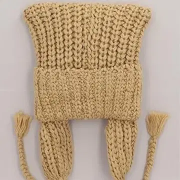 [카시라] 귀도리 니트 세탁 가능 데일리 캐주얼 루즈핏 여성용