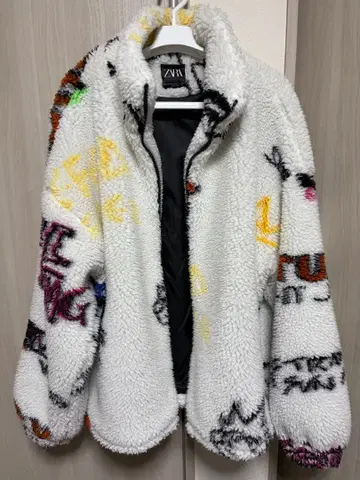 ZARA 그래픽 집업 자켓 XL