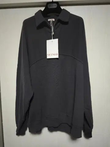 NICENESS S.PARADA 나이스니스 하프 지퍼 풀오버 L