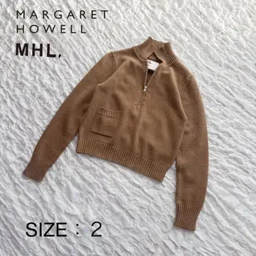 [ 새상품급 ] 마가렛호웰 MHL. 니트 풀오버 하프 지퍼