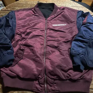 RODEO CROWNS US 밀리터리 자켓 버건디/블랙 L 사이즈