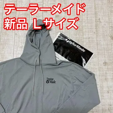 새상품 테일러메이드 후드티 보온 가슴 로고 그레이 L 사이즈
