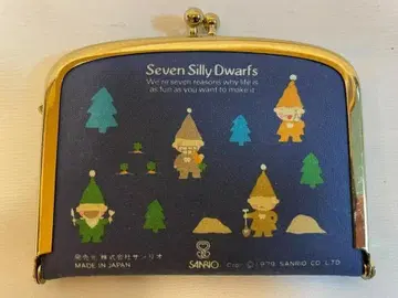 산리오 세븐 리드 드워프 가마구치 소품함 1979년 일본제