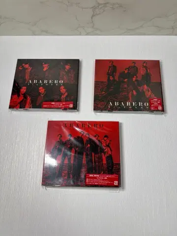 ABARERO SixTONES 3장 세트 CD