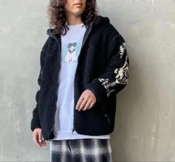 새상품 PENDLETON 펜들턴 BOA HOODIE 보아 B/L