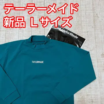 새상품 테일러메이드 긴팔 모크넥 보온 가슴 로고 그린 L 사이즈