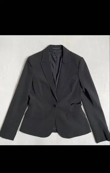 [ 새상품급 ] Theory 테일러드 자켓 블랙 포멀 1버튼