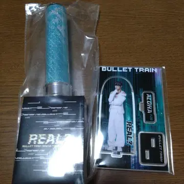 초특급 아로하 REAL? 응원봉 터콰이즈 아크릴 스탠드