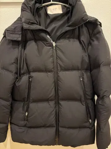 417 EDIFICE 블랙 다운 자켓