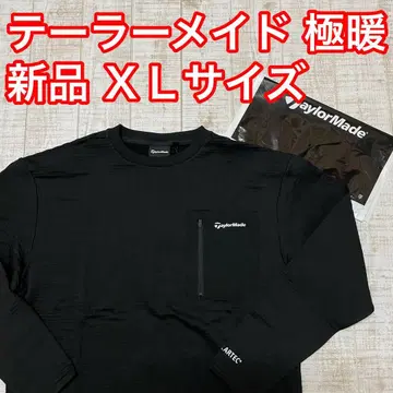 새상품 테일러메이드 긴팔 론T 보온 폴라테크 블랙 XL 사이즈