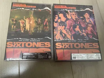 SixTONES LIVE DVD VVS 초회반 일반ver 세트