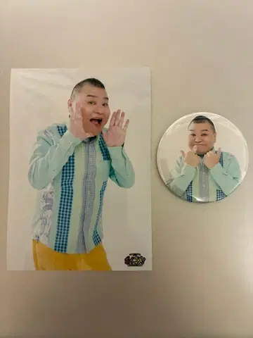 카와바타 야스시 브로마이드 캔뱃지