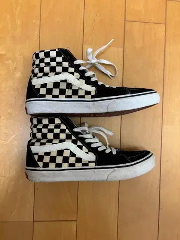 Vans Sk8-Hi 체커 블랙/화이트