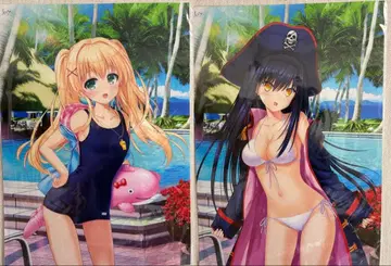 va 구매부 summer pockts A2 클리어 포스터 2매 세트