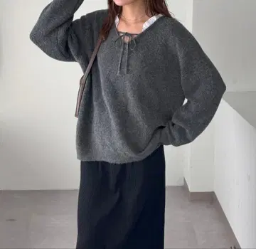 [ umm. ] 레이스 사용 2WAY 풀오버 Discoat