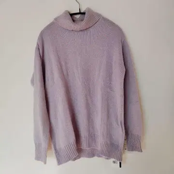 보쉬 아로마 캐시미어 100% 터틀넥 니트 L 사이즈