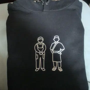 아치코치 오드리 블랙 후드티 L