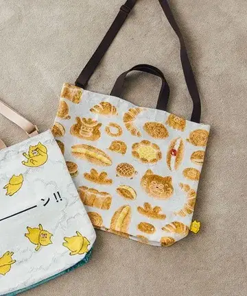 자카드 토트백 [놀러와 고양이 군단 콜라보]