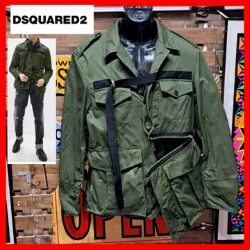 정가 16만 Dsquared2 D 스트랩 반지 M-65 필드 자켓