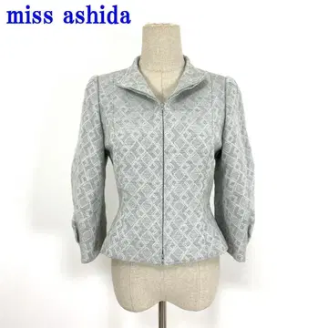 미스아시타 자켓 7부 소매 면 코튼 안감 있음 그레이 7 C2320