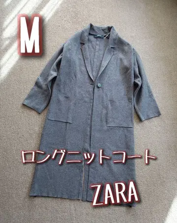 자라 새상품 니트 코트 아우터 M 여성용 롱 가디건