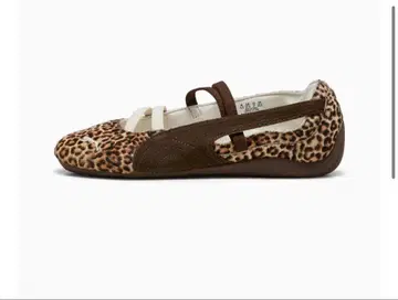 PUMA 스피도캣 발레 와일드 스니커즈 레오파드 무늬