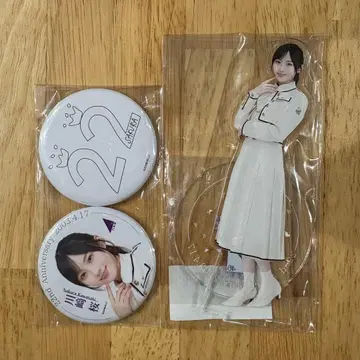 노기자카46 카와사키 벚꽃 아크릴 스탠드 캔뱃지