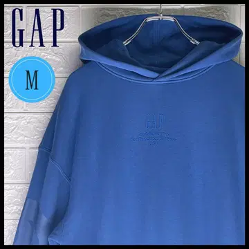 [ 24시간 이내 익명 배송 ] 레어 빅 루즈 갭 후드티 파랑 M 사이즈