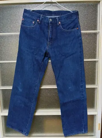 KOJIMA GENES 다크 블루 스트레이트 데님 32인치 15onz