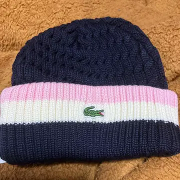 Lacoste 니트 모자 비니 네이비 F