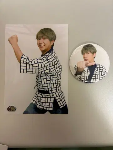 카와모토 나루 브로마이드 캔뱃지