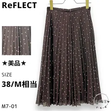 새상품급 ReFLECT 스커트 롱 스커트 플리츠 스커트 프레 m1