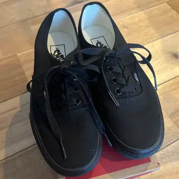 [ 새상품 ] vans Authentic 23cm 블랙 반스 오센틱