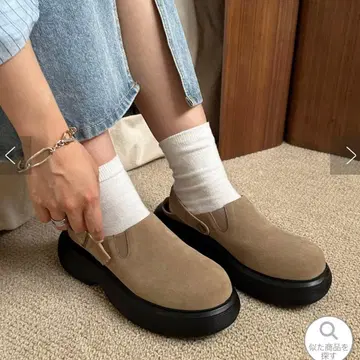 [ 미사용 새상품 ] discout 그로그 사보 신발 베이지 M 사이즈