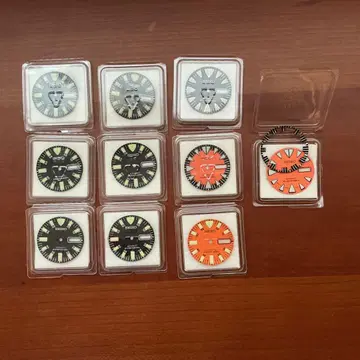 세이코 몬스터 계열 정품 다이얼 10개